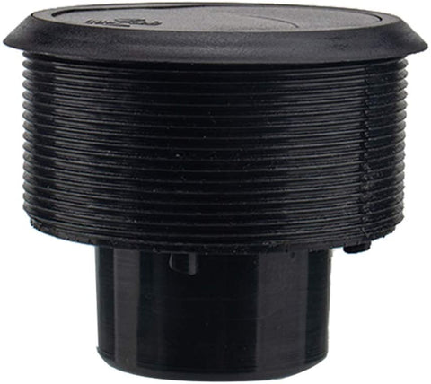 GARNECK Air Conditioning Vent Outlet Round Long Air Conditioner Ventilation Outlet for RV Bus Electric Car Caravan Side Roof 82mm/75mm 46mm (Black)