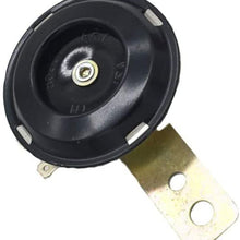 Vosarea Universal Round Loud Horn Speaker for Scooter Moped Dirt Bike ATV Go-Kart Vespa Dirt Bike Pocket Bikes 48-60V