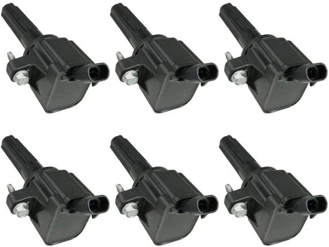 6 PCS Ignition Coil For L5 L6 3.7L 4.2L 06-09 9-7X - 06-07 ASCENDER - 06-09 ENVOY / 07-12 CANYON - 06-09 TRAILBLAZER / 07-12 COLORADO - 08-10 H3 / 09-10 H3T