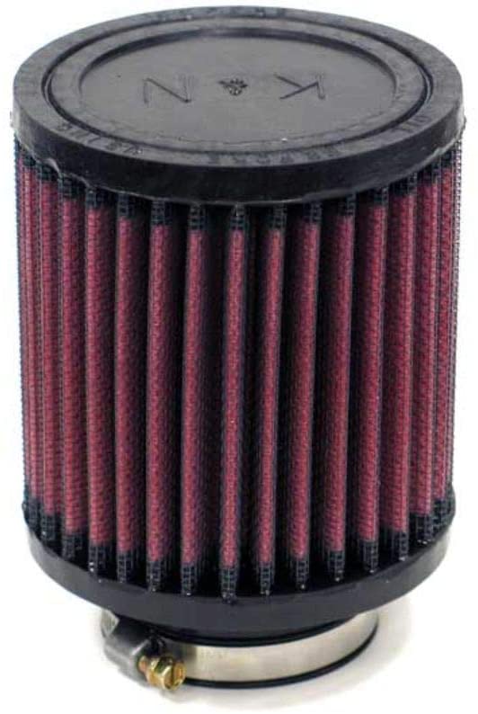 K&N Universal Clamp-On Air Filter: High Performance, Premium, Washable, Replacement Engine Filter: Flange Diameter: 2.0625 In, Filter Height: 4 In, Flange Length: 0.875 In, Shape: Round, RA-0500