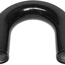 SUNROAD Universal 3" Inch Aluminum Intercooler Piping U-Pipe Kit & Coupler & T-Bolt Black