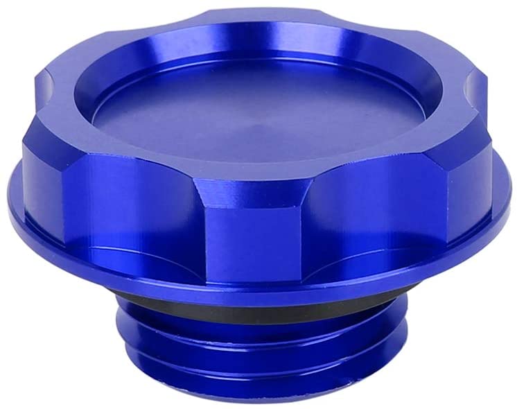 X AUTOHAUX Aluminum Alloy Engine Oil Filler Cap Plug Cover Replacement Blue for Honda EK Civic EG