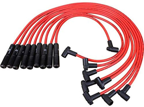 Dragon Fire Racing CERAMIC Spark Plug Wire Set For HEI 90 to 180 UNIVERSAL V8 OEM Fit PWJ174