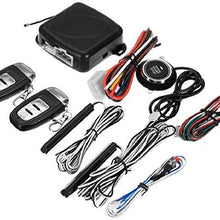 G·PEH 1-Way PKE Car Alarm System Proximity Lock Unlock Push Button Start Remote Engine Start Keyless Go System DC12V