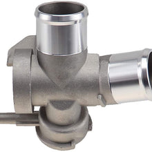 Upper Radiator Coolant Filler Neck Upgraded Aluminium Engine Radiator Outlet Flange Waterpipe Fit for Nissan Teana Altima 2007-2012 Maxima 215019-HA0A