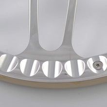 WALNUT WOOD 14" BILLET ALUMINUM 9 HOLE STEERING WHEEL KIT W/HORN BUTTON & ADAPTER FOR GM 1969-1994