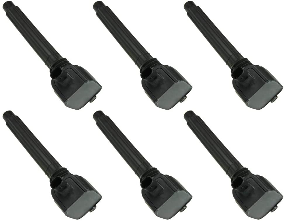 6 PCS Ignition Coil For V6 3.2L 3.6L 13-17 1500/14-17 PROMASTER 1500-11-16 200 TOWN & COUNTRY / 11-17 300-11-14 AVENGER / 11-18 CHALLENGER / 11-17 CHARGER GRAND CARAVAN JOURNEY