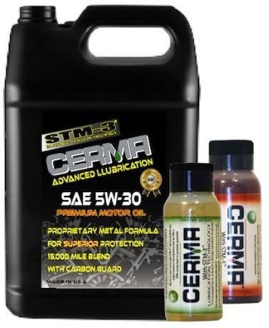 Cerma Gas Engine with Automatic Transmission Treatment Package Kit 5-w-30-w 15,000 Mile Oil
