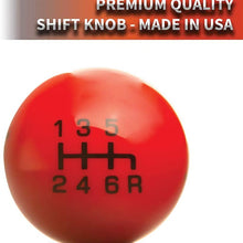 Speed Dawg M504JP-FBK-6RDR-UM Jeep Officially Licensed 6 Speed Shift Knob for 2007-2018 Wrangler JK, Red/Black