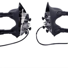 MOTOOS Towing Mirrors Fit for 99-07 Ford F250 F350 F450 F550 Super Duty | 01-05 Ford Excursion Pair Set Extendable Power Heated Tow Mirrors