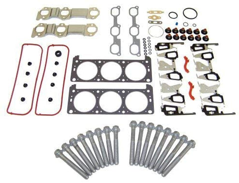 DNJ Head Gasket Set with Head Bolt Kit For 2005-2006 for Buick Terraza 3.5L 213cid V6 OHV