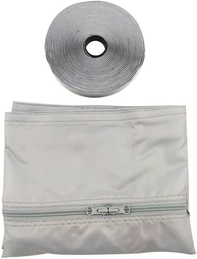 FRIDG frigidssm Waterproof Air Lock Window Seal Cloth Plate for Mobile Mobile Air Conditioners – Works with Every Mobile Air-Conditioning Unit Movable Door 210cm x 90cm