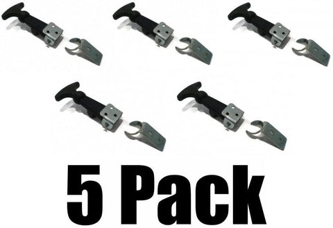 The ROP Shop (5) Hood Hold Down Latch KIT Door Lid Strap Hatch for Luggage Container Tool Box