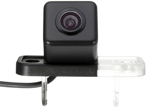 LYNN License Plate Lip Mount HD Color Rear View revering Camera for CLK W209 C Class W203 E Class W211 CLS W219 (No. 1 Size 2565mm Down Round Edge)