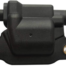 MAS 8 Pcs Square Ignition Coil with One Set Wires Compatible with Cadillac Chevy GMC Pontiac G8 Grand Prix H3 Tahoe Yukon Silverado Impala Trailblazer Avalanche 5.3L 6.0L V8 (8 coils & one set wires)