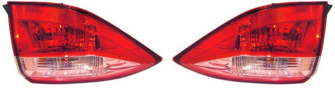 For 2017 Toyota Corolla Pair Rear Tail Lights Driver and Passenger Side CE/L/LE/LE ECO; Halogen TO2804130 TO2805130 - replaces 8156002B00 8155002B00
