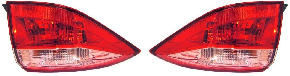 KarParts360: For 2017 2018 2019 TOYOTA COROLLA Tail Light Assembly Pair Driver and Passenger Side w/Bulbs Replaces TO2804130 TO2805130