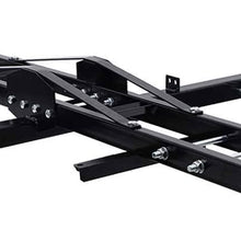 Toolsempire Steel Motorcycle Scooter Dirt Bike Carrier Hauler Hitch Mount Rack Ramp Anti Tilt Wobble