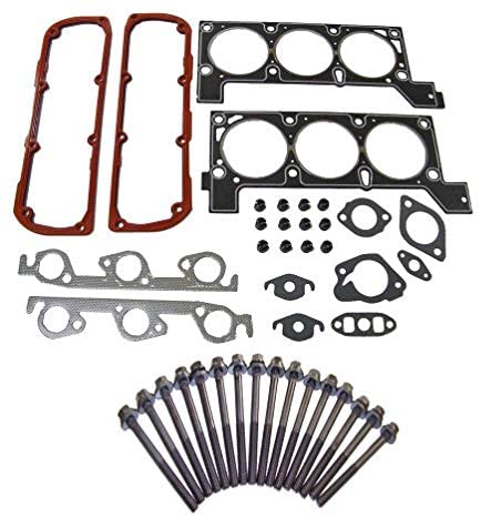 DNJ Head Gasket Set with Head Bolt Kit For 1997-2000 for Chrysler Town & Country 3.8L 3778cc 231cid V6 OHV