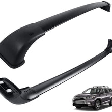 Tata.Meila Crossbars Roof Rack for Toyota Highlander 2014 2015 2016 2017 2018 2019 Cross Bars Top Roof Rails Rooftop Crossbar