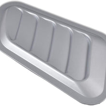 TUINCYN Universal Car Vent Decorative Air Flow Cover Intake Scoop Turbo Bonnet Hood Scoops 1 Pair (Carbon Fibre)