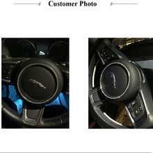 TopDall Gear Shift Knob Bling Crystal Shiny Diamond Accessory Interior Sticker Compatible with Jaguar