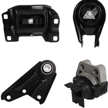 4pcs Engine & Transmission Mount Kit Front Right Bushing Fit for 2004 2005 2006 2007 2008 2009 Mazda 3 2.0L/2.3L A4404 A4405 A4418 A5312