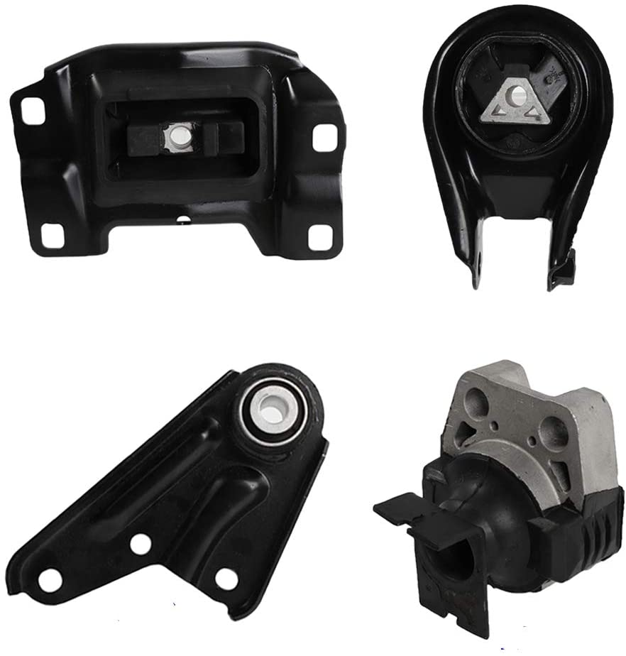 4pcs Engine & Transmission Mount Kit Front Right Bushing Fit for 2004 2005 2006 2007 2008 2009 Mazda 3 2.0L/2.3L A4404 A4405 A4418 A5312