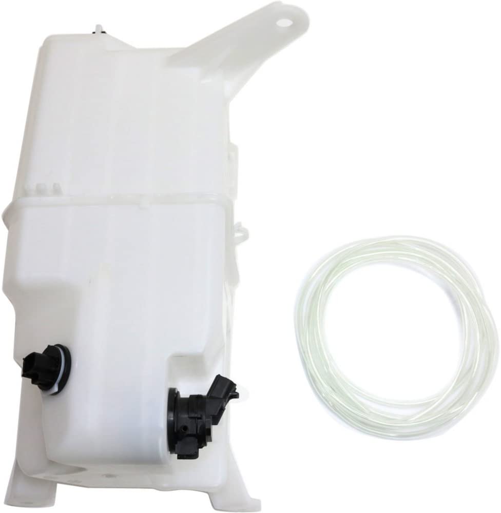 Windshield Washer Tank Assembly Compatible with Toyota Tundra 07-18 W/Pump Cap and Sensor