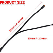 2 Leads DT DTP 2 pin Socket Adapter for LED Work Light Retrofit Connectors Wiring Harness (4IN1)