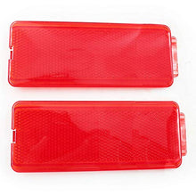 KOAUTO Front or Rear Door Reflector Compatible with 1999-2007 Ford Super Duty and 2000-2005 Ford Excursion
