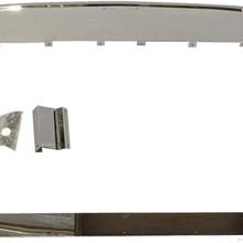 Longroadaccess Volvo VNL 2004-2017 Semi Truck Chrome Steel Bug Shield Wind Deflector