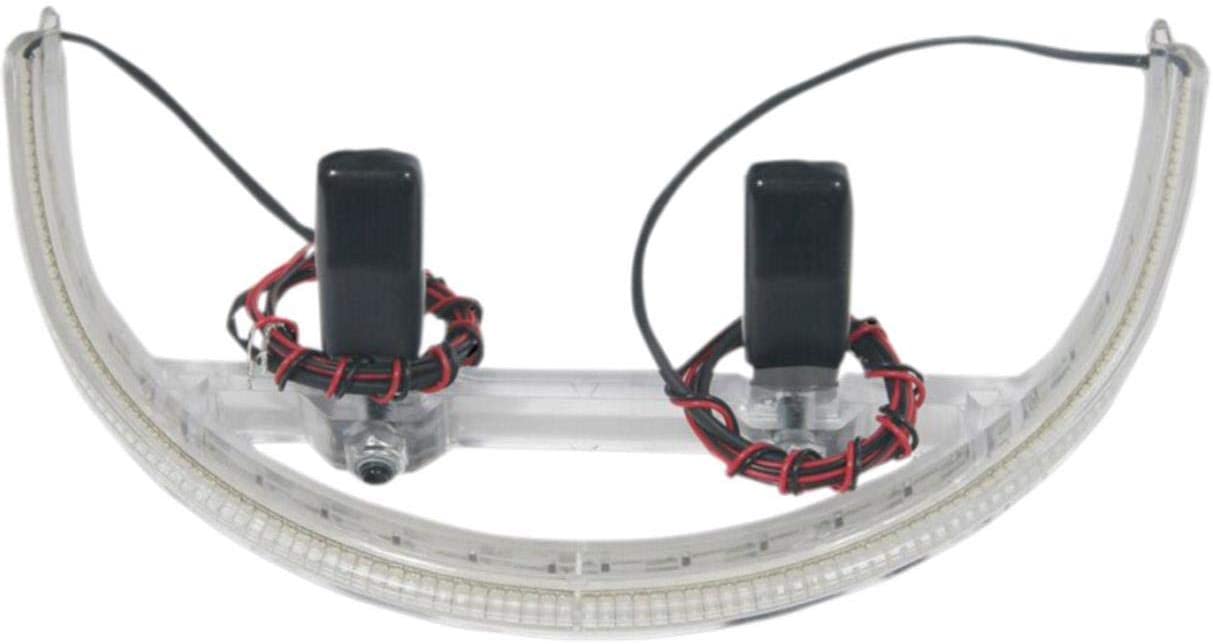 Custom Dynamics VR-103 LED Turn Signal Bar (Rear , Amber LED/Clear Lens, fits Victory 03-16 Vegas, 12-16 High Ball and 15-16 Gunner Models)