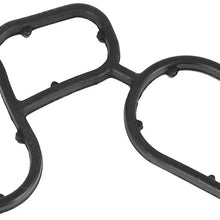X AUTOHAUX 11427508970 11427508971 Car Engine Oil Pan Gasket Oil Cooler Filter Housing Gasket Seal Set for BMW 328i 330i