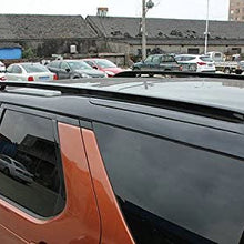 Kingcher 2 PCS Black Roof Rails Fit for Land Rover Discovery 5 LR5 2017 2018 2019 2020 2021 Rack Bars Baggage Luggage