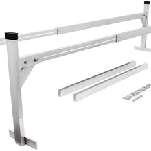 ENIXWILL Heavy Duty Adjustable Aluminum Trailer Ladder Rack for Enclosed Trailers