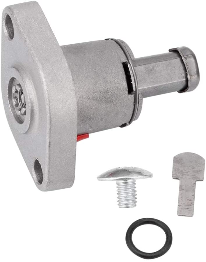 Suuonee Timing Chain Tensioner, Aluminum Silver Scooter Camshaft Timing Chain Tensioner for GY6 125cc 150cc 152QMI 157QMJ Engine