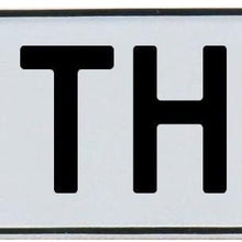Vintage Parts 683613 Vintage Parts 683613 Lowthert White Stamped Aluminum Street Sign Mancave Wall Art, 1 Pack