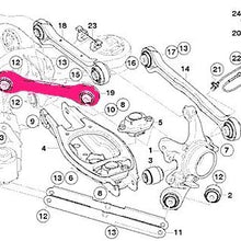 BMW e90 e92 Control Arm Rear Upper RIGHT Front LEMFOERDER w/ bushings