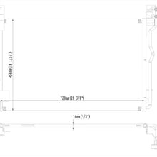 DFSX New All Aluminum Material Automotive-Air-Conditioning-Condensers, For 2003-2005 Lincoln Town Car,2003-2004 Mercury Marauder,2003-2005 Crown Victoria,2003-2004 Grand Marquis