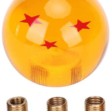 Gear Shifter,Akozon Universal Car Dragon Ball Gear Shift Knob Shifter Lever Handle with Adapter Replacement(Five Stars)