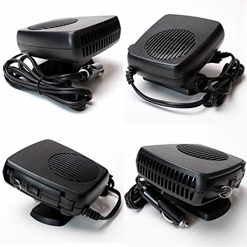 2 in 1 Car Portable Ceramic Heating Cooling Heater Fan Defroster Demister DC 12V