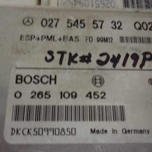 REUSED PARTS 98-02 Mercedes E-Class Chassis ECM 210 Type ABS E320 027 545 57 32 0275455732