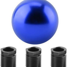 Aramox Gear Shift Knob, Car Universal Manual Knob Gear Shift Head Round Ball Shape (Blue)