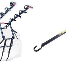 Allen Sports Premier 4-Bike Trunk Rack and Allen Sports Tension Bar Bicycle Cross-Bar Adaptor Bundle
