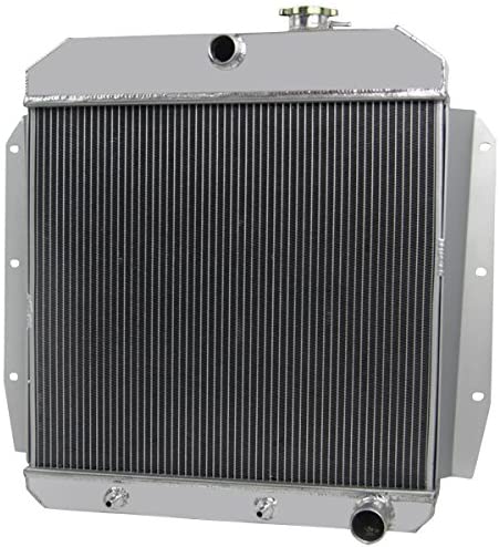 Primecooling 55MM 3 Row Core Aluminum Radiator for Chevrolet GMC Trucks Pickup 1955-1959