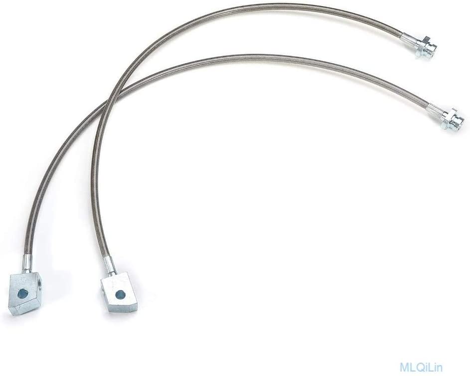 MSJFUBANGBM Car Extended Braided Brake Line Hose Tube for Nissan Patrol GQ Y60 GU Y61 2