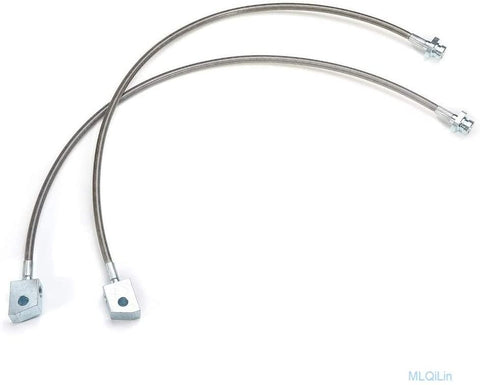MSJFUBANGBM Car Extended Braided Brake Line Hose Tube for Nissan Patrol GQ Y60 GU Y61 2