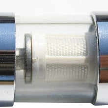 Clear Viewable Glass and Chrome Gas Filter 5/16 Gas Fuel Line