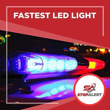 Stop-Alert WigWagger 72 Electronic Wig Wag Alternating Flasher Relay - Waterproof Universal Emergency Police Ambulance Car Controller LED Strobe Light Box Kit- Compatible 12-24V